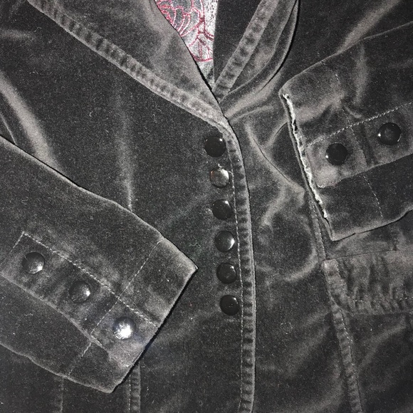 ⭐️ Guess 4T velvet fitted tailored coat jacket - Picture 3 of 4